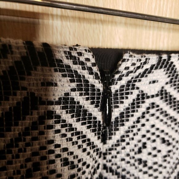 J. Crew Aztec Print Textured Lined Mini Skirt - Picture 4 of 7